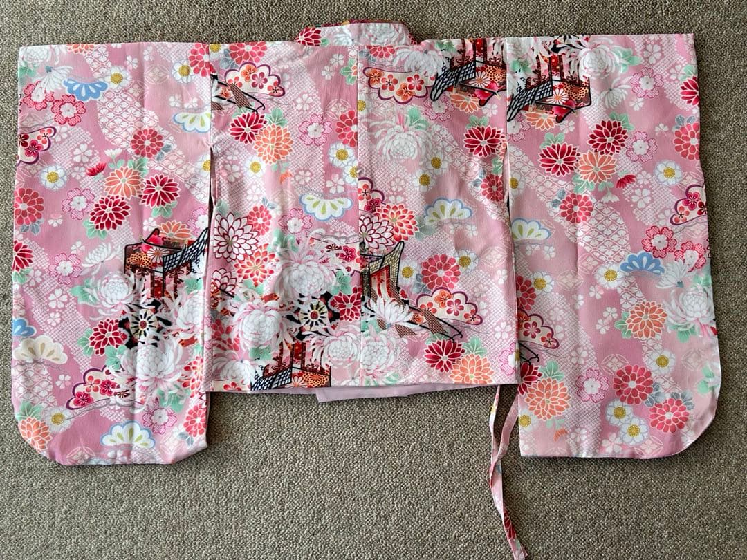 キャサリンコテージ　袴　110cm いにしえ華車桃×紺袴