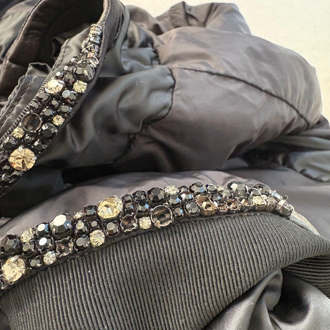 マックスマーラ　ダウンコート　リバーシブル　黒　L 大きいサイズ