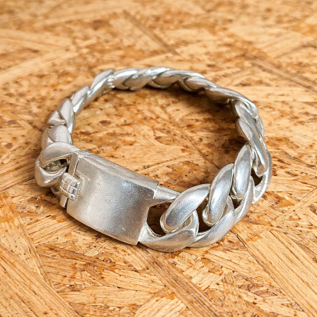 シルバーブレスレット シルバーチェーン 3本セット