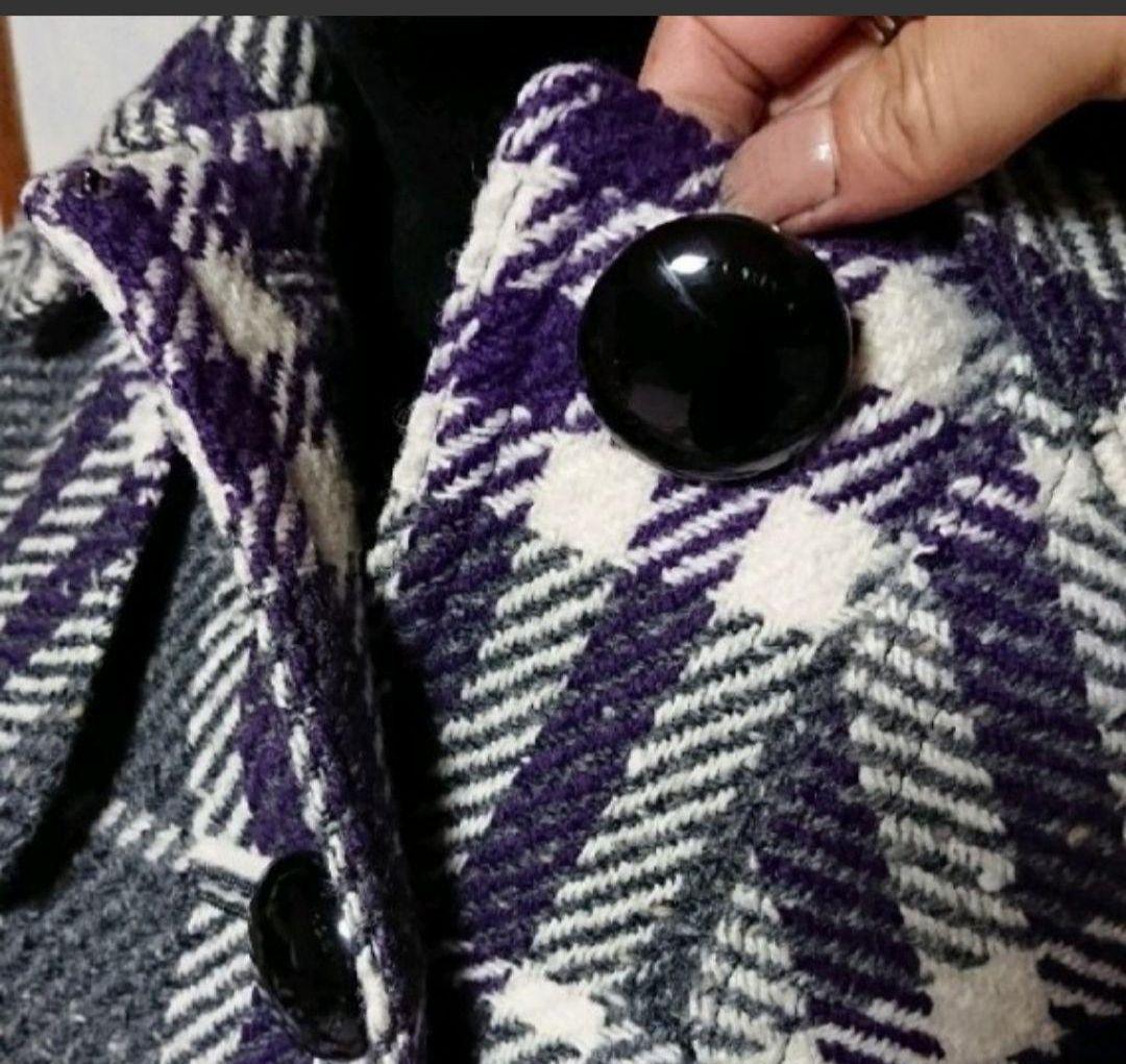 【極美品/バーバリー】完売品★ウール100%コート