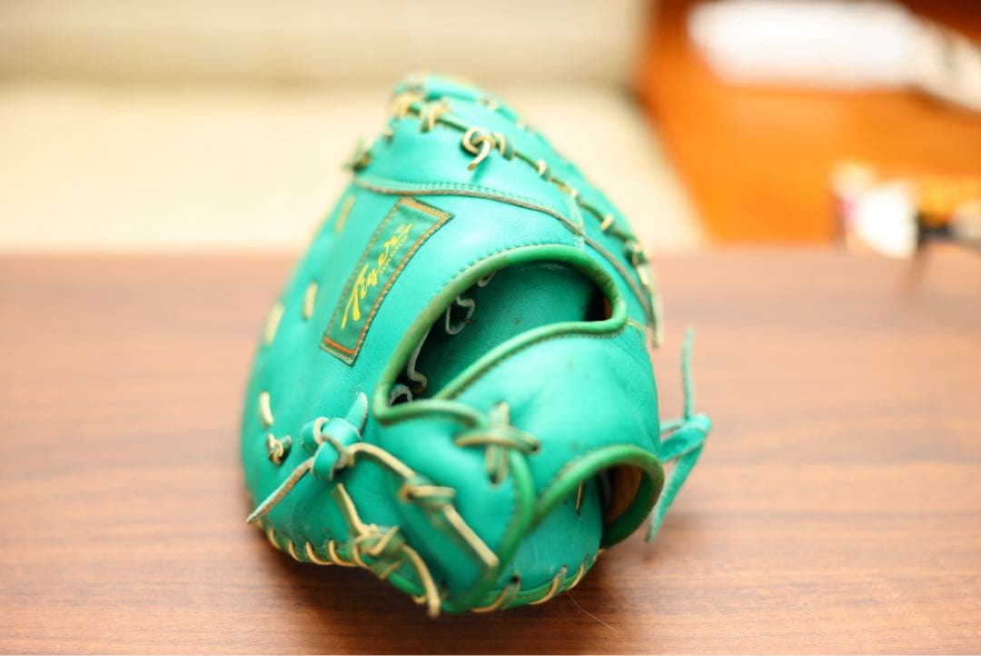 【少年用】ミツワタイガー　ファーストミット　右利き用　レアカラー