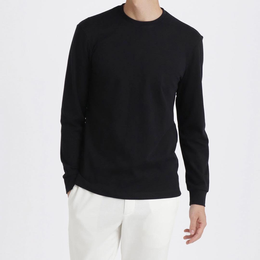 +CLOTHET【未使用品】スビンプラチナム 黒色 ロンT 長袖シャツ 干場義雅