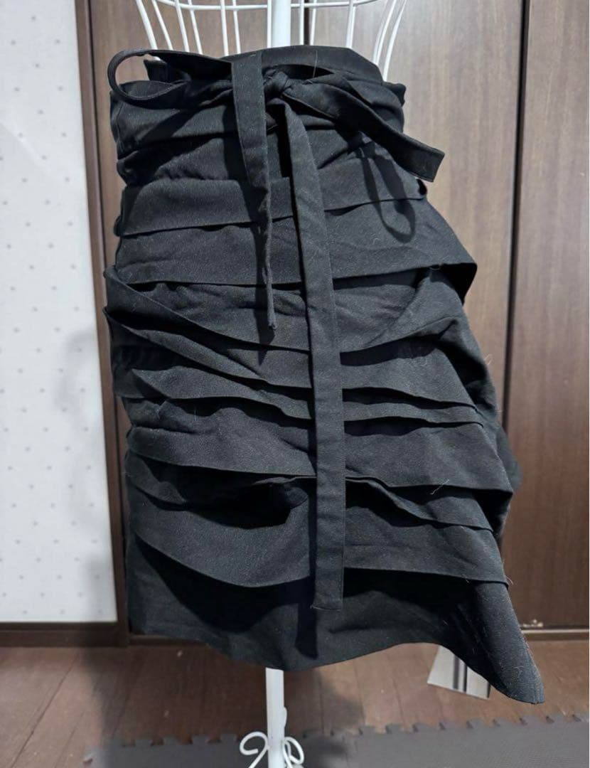 COMME des GARCONS ひざ丈 巻きスカート