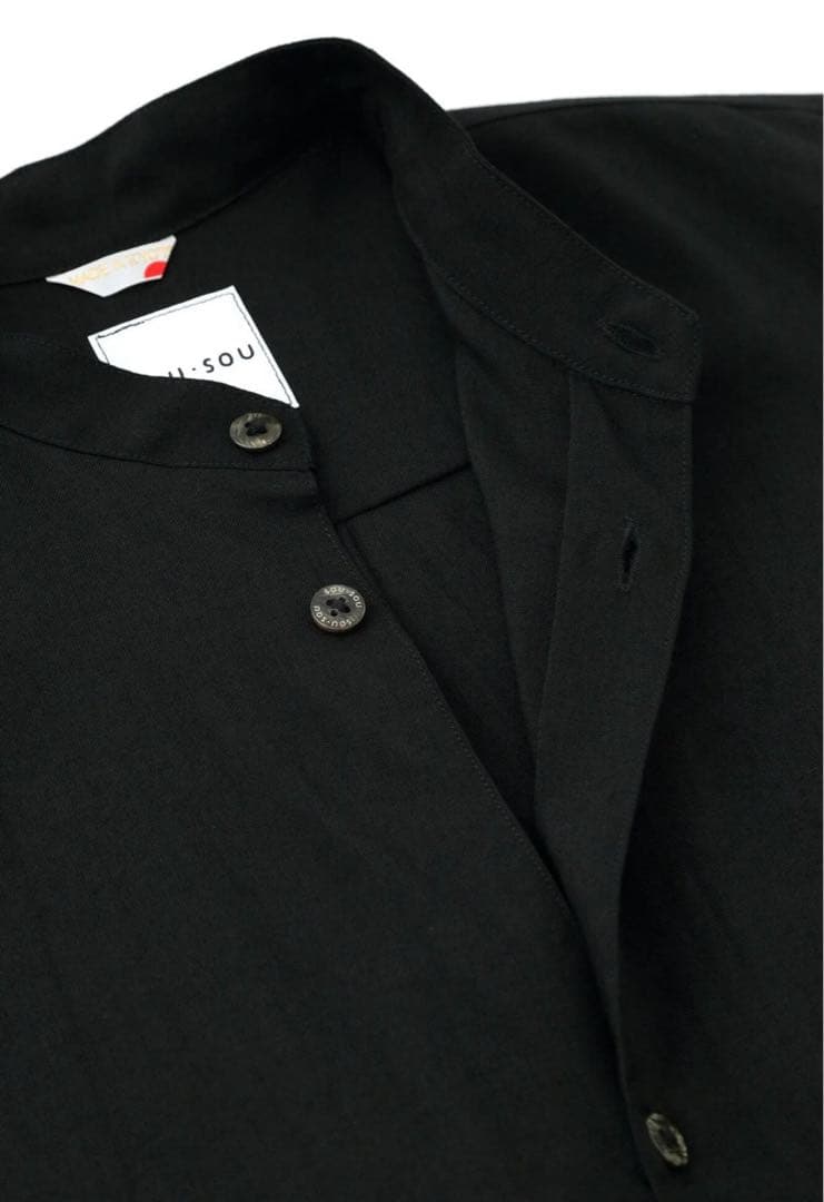 SOU・SOU モスリン 薙刀かり衣／濡羽色×光琳燕子花図屏風写し　Lサイズ