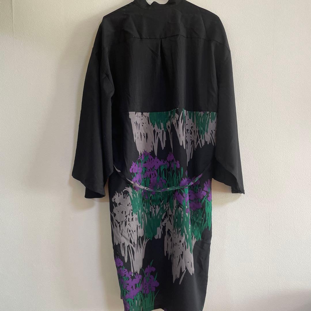 SOU・SOU モスリン 薙刀かり衣／濡羽色×光琳燕子花図屏風写し　Lサイズ