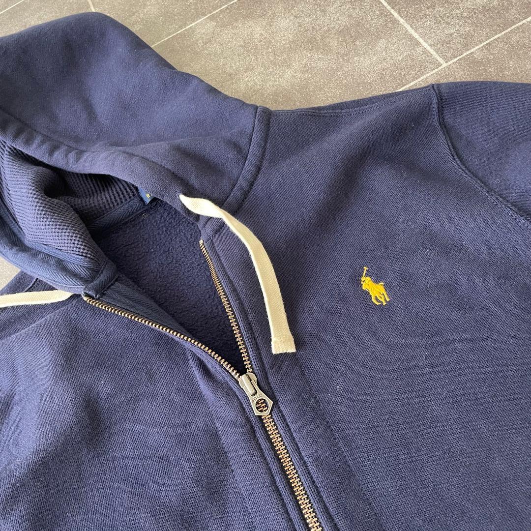 Polo Ralph lauren ラルフローレン ZIP パーカー 紺 L