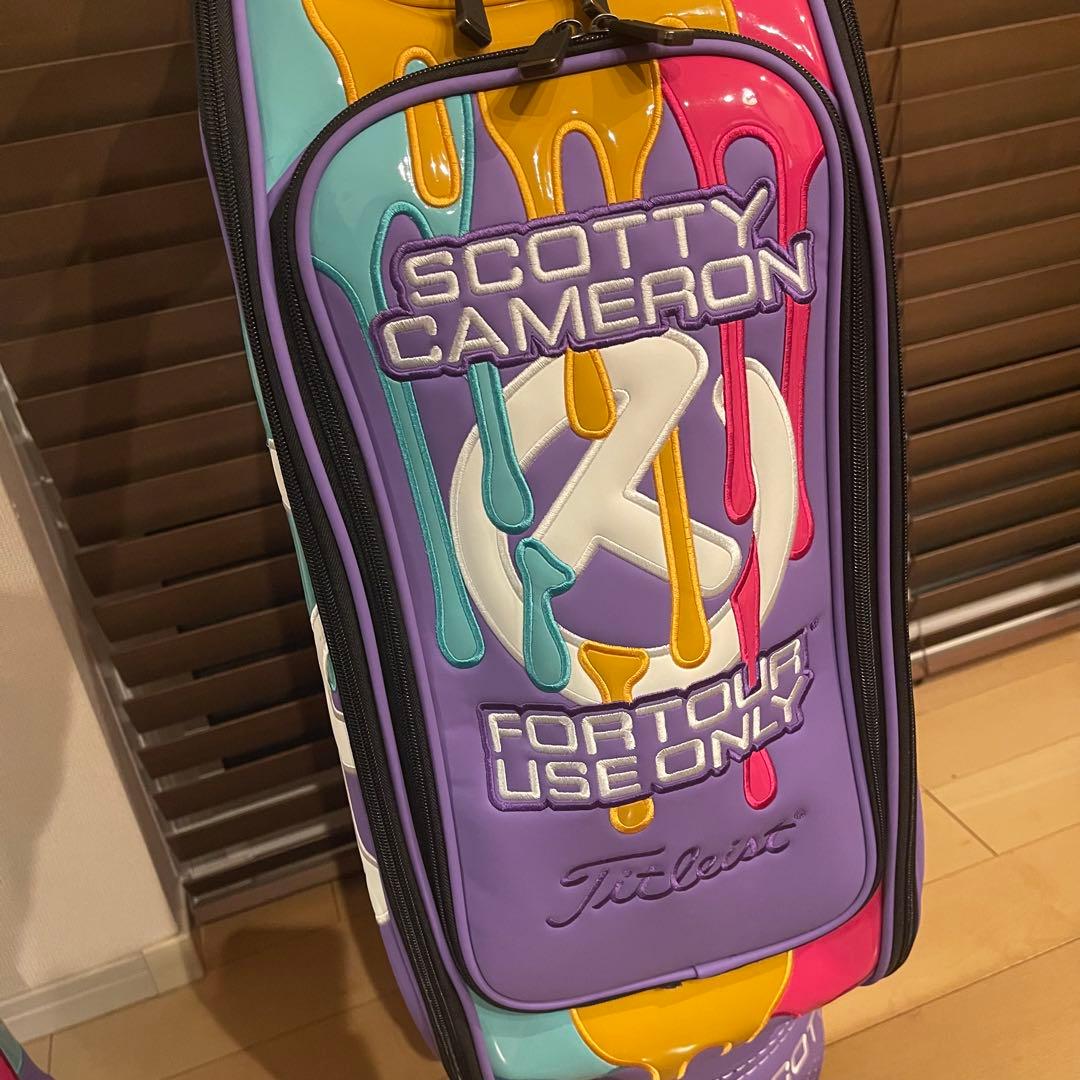 Titleist SCOTTY CAMERON キャメロン キャディバッグ 紫赤