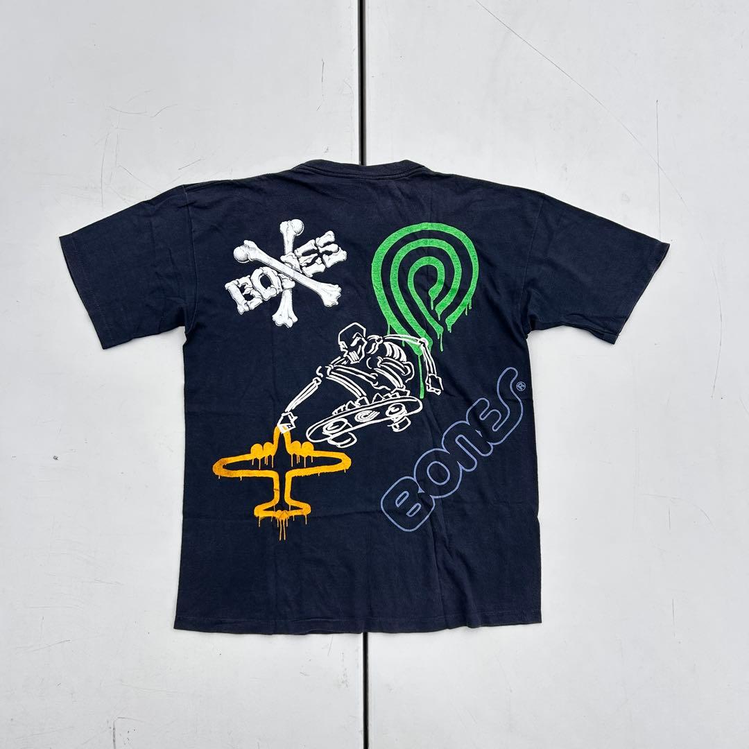 パウエル 希少 当時物 マルチプリントTシャツ XLサイズ 黒