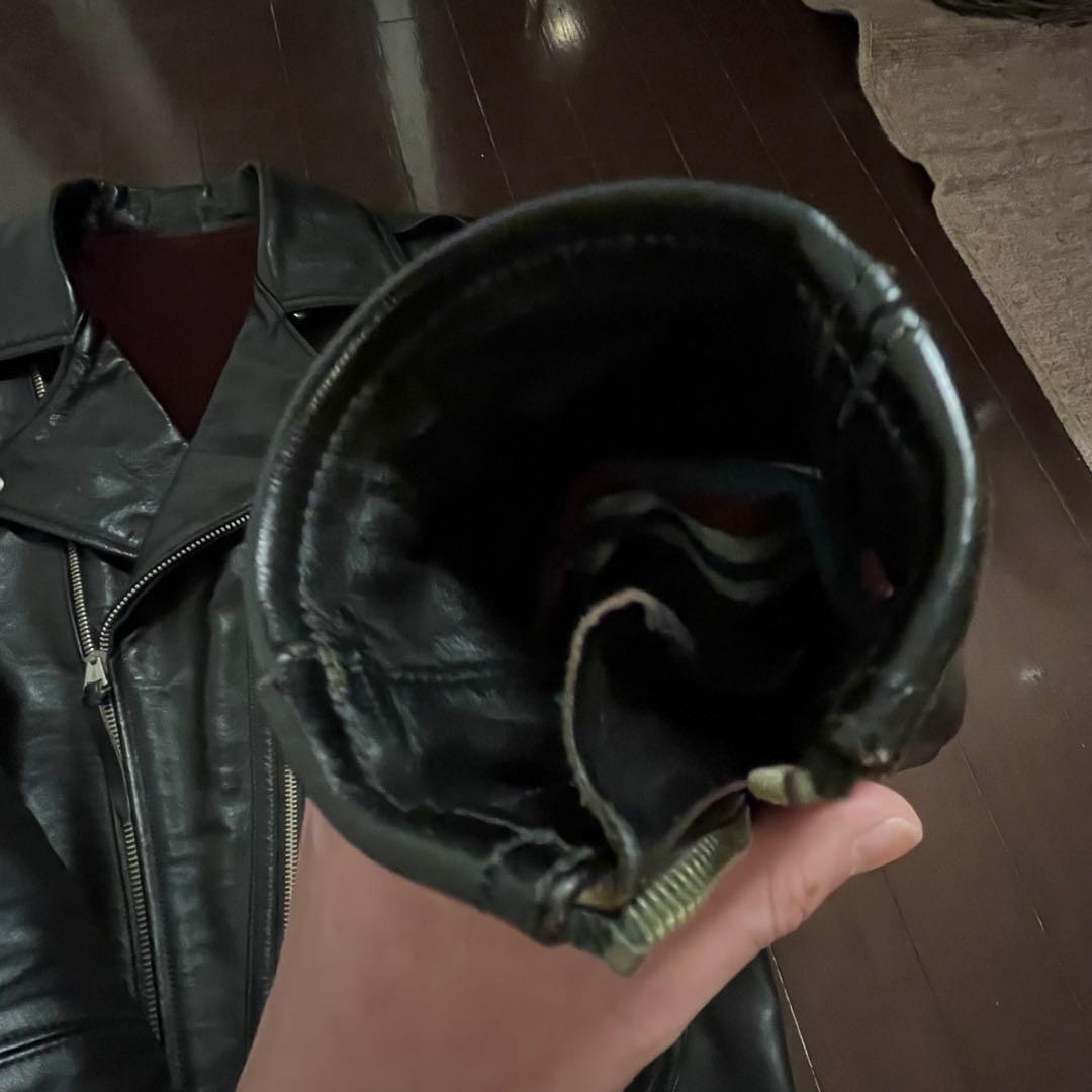 美品 フリーホイーラーズ ラブレア 希少サイズ44 馬革 レザー ルードブラック