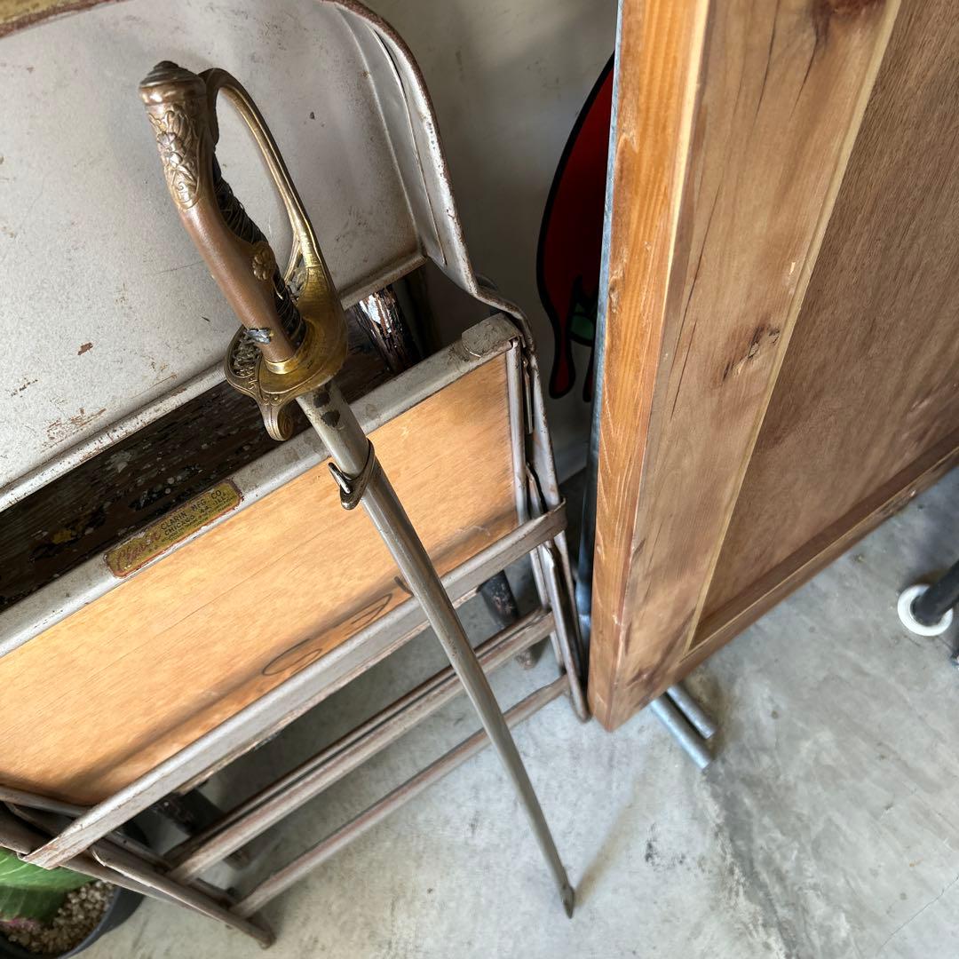 【観賞用】古道具 模造刀 骨董品 日本軍 装品 インダストリアル アンティーク