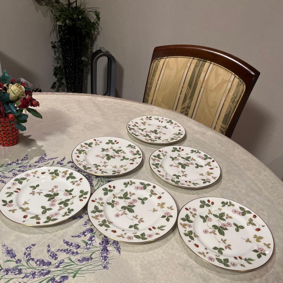 WEDG WOODワイルドストロベリー プレート6枚セット