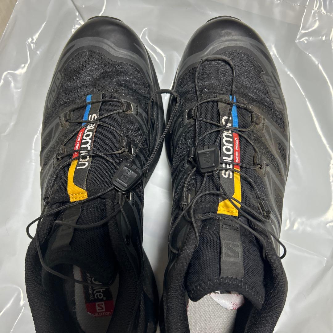 S*a様 Salomon ブラック スニーカー 27.5センチ