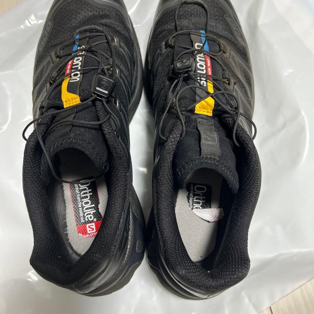 S*a様 Salomon ブラック スニーカー 27.5センチ