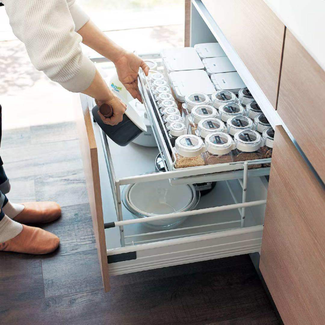 キッチン引き出し用スライドラック 67センチ