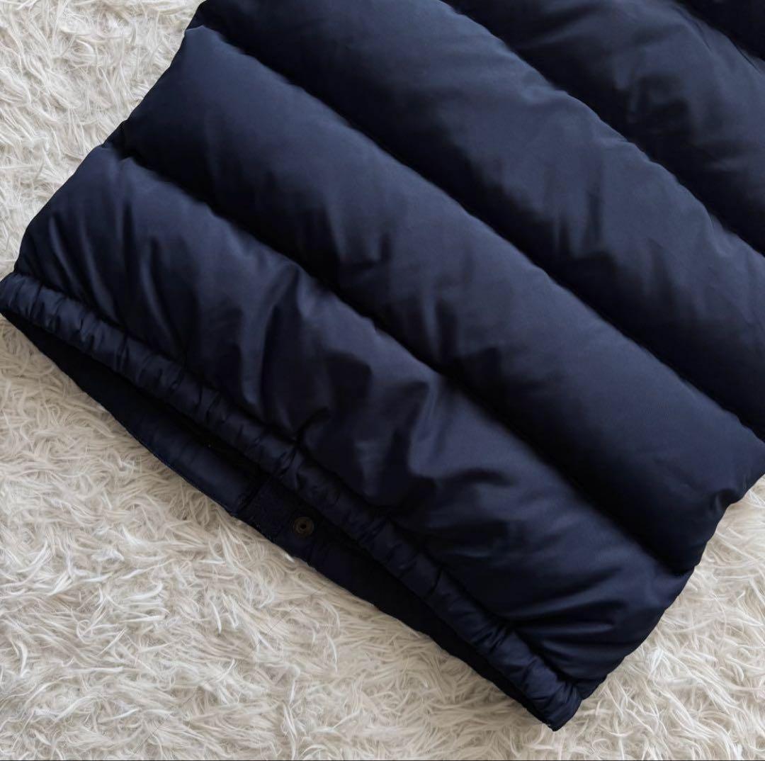 ポロラルフローレン　ダウンベスト　ポニー刺繍　2way フード　ネイビー　M