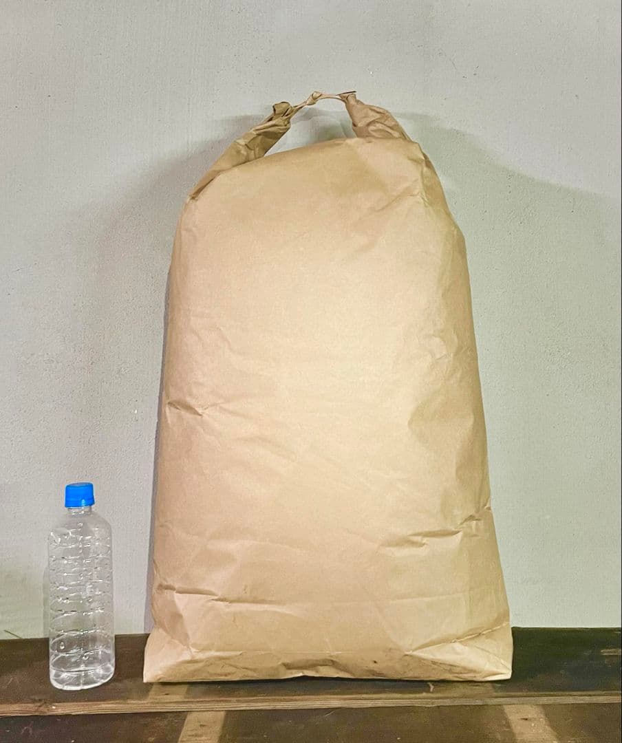 30kg米袋入り竹炭3袋(大粒)(粉ふるい済み)(120リットル)　大阪産