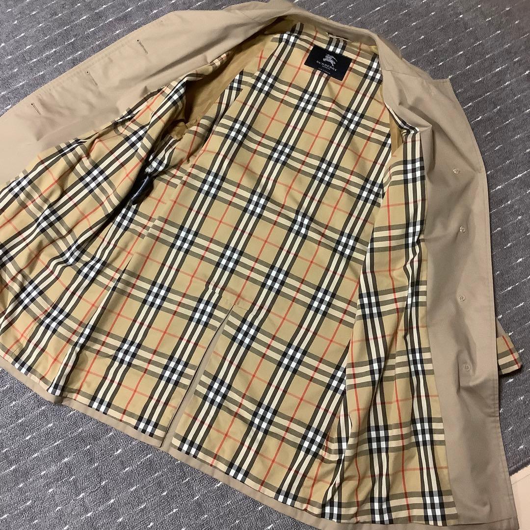 Burberry London イングランド製 ノバチェック ステンカラーコート