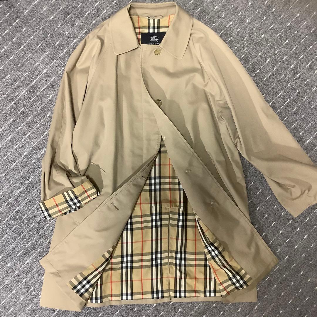 Burberry London イングランド製 ノバチェック ステンカラーコート