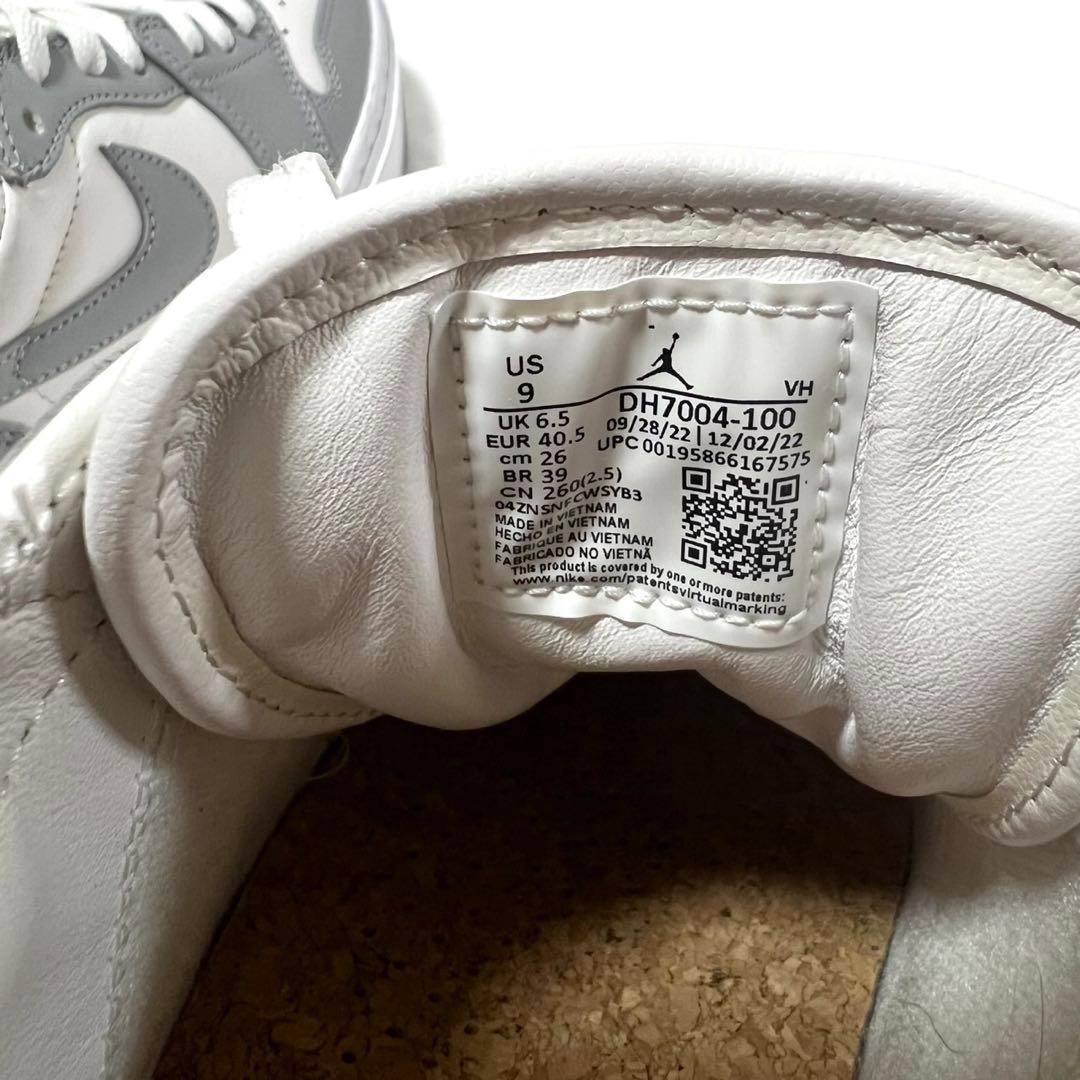 美品 厚底 NIKE AIR JORDAN 1 ELEVATE LOW 26