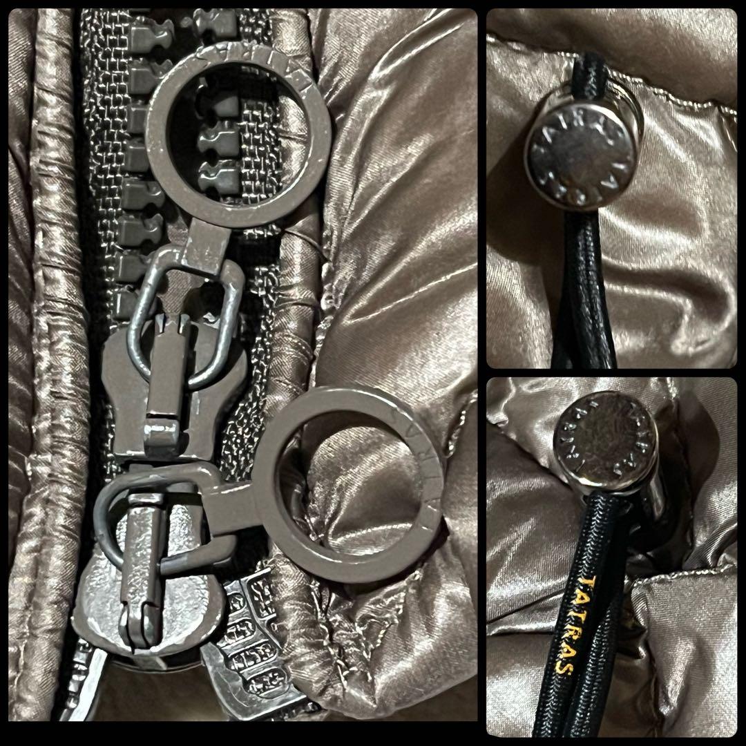 TATRAS タトラス ピアネータ リアルファー ダウンコート ブラウン艶