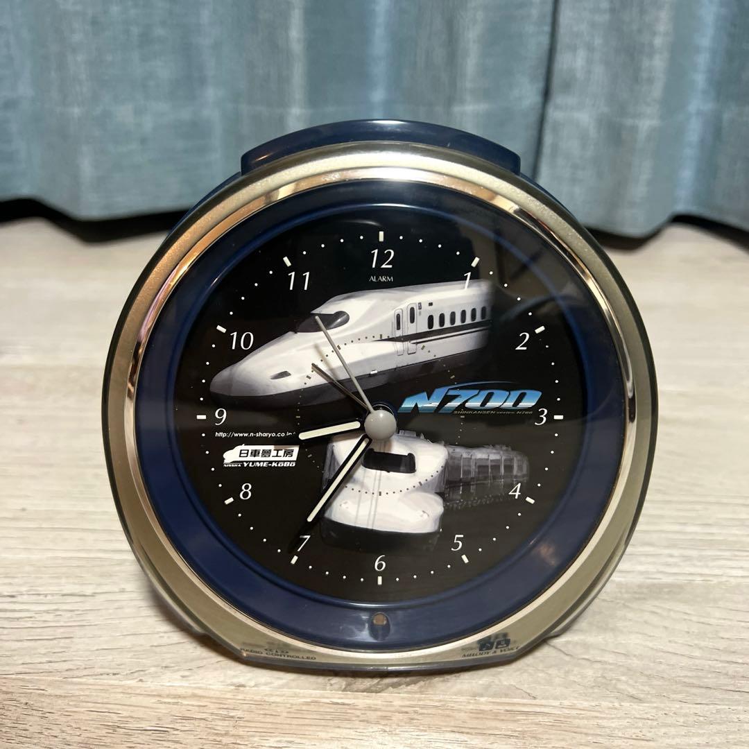 日車夢工房 目覚まし時計　新幹線　アナウンスします。廃盤商品　希少
