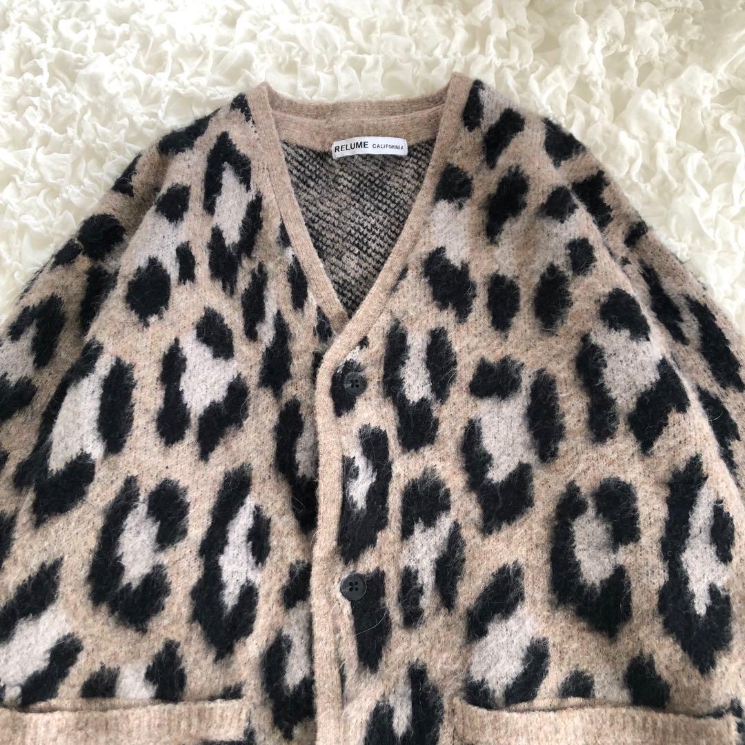 ジャーナル relume◆ CALIFORNIAモヘヤ パターンカーディガン