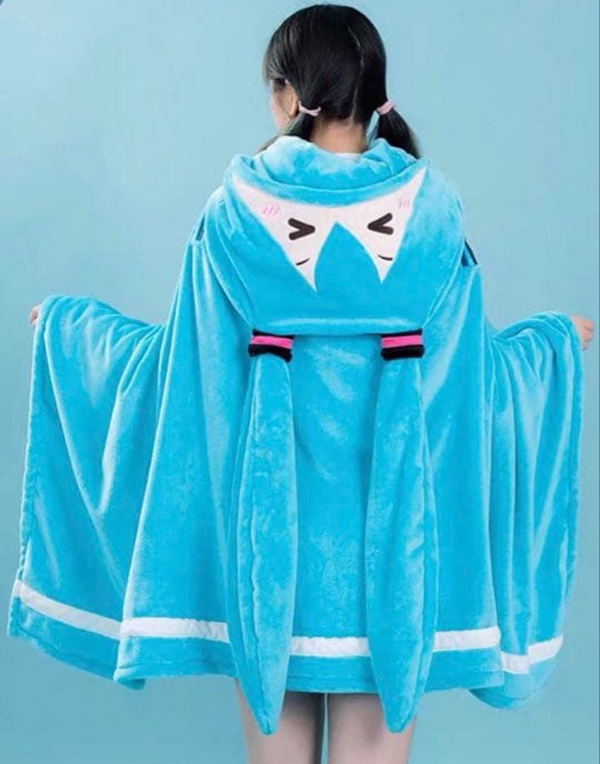 公式正規版 初音ミク グッズフード付きエアコンブランケット