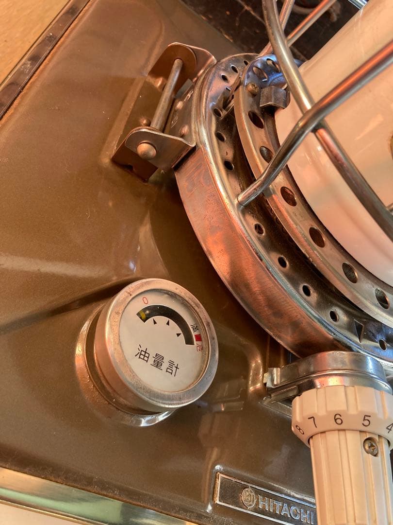 HITACHI 日立石油ストーブ　ヴィンテージストーブ　レアカラー