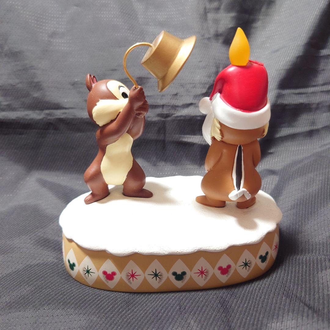 ディズニー　チップ　デール　クリスマス　LED　ライト　キャンドル