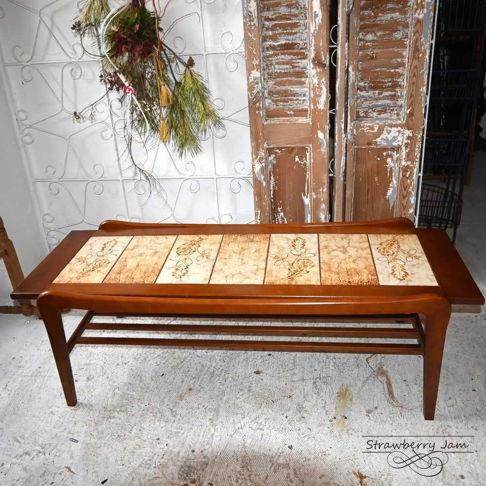 L3705-38 北欧ヴィンテージ デンマーク コーヒーテーブル タイル 北欧