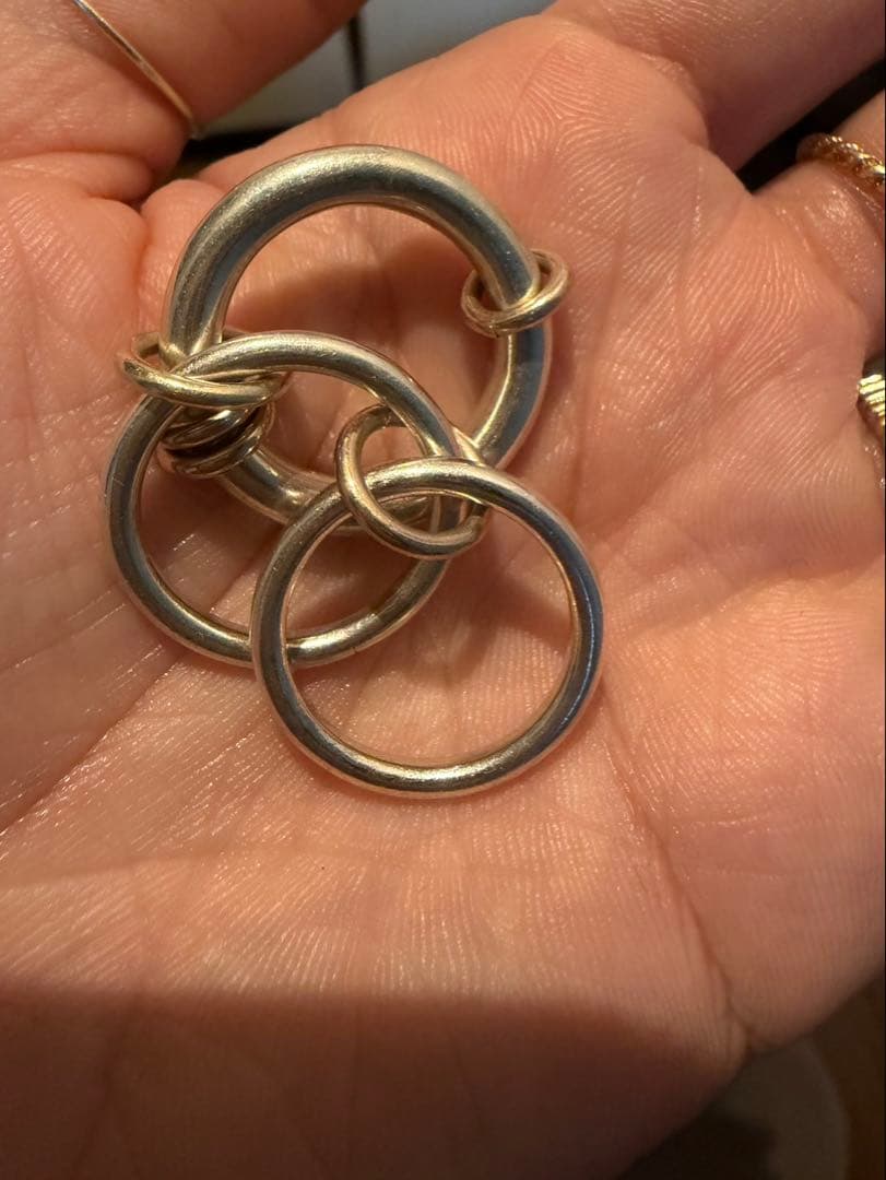 スピネリ風　三連リング