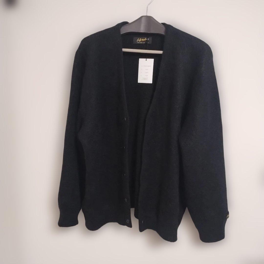 ソフトマシーン Costello Cardigan ブラック XL