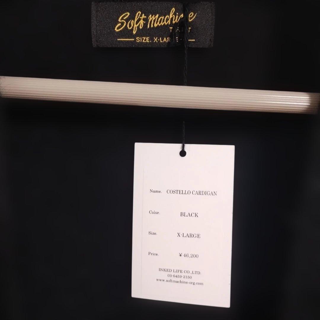 ソフトマシーン Costello Cardigan ブラック XL