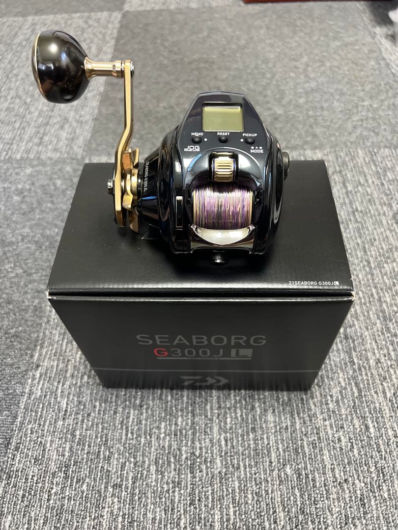 超美品 Daiwaシーボーグ G300JL PE4号300m付