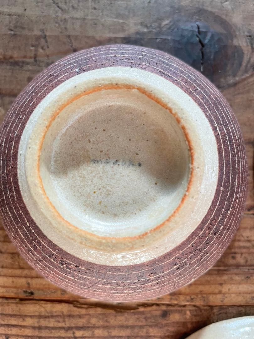 大野素子 さん 茶碗 カップ スープカップ 楕円 器 陶器 作家