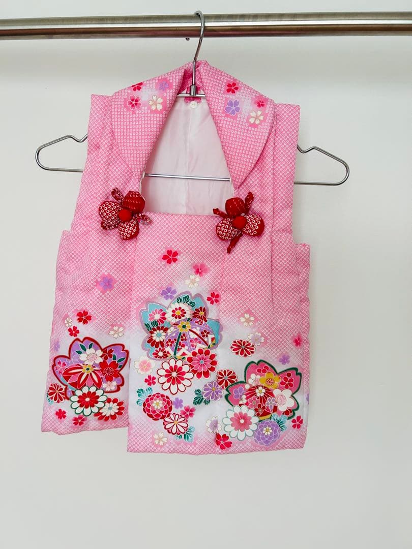 七五三 3歳 女の子 着物 被布 小物セット 美品