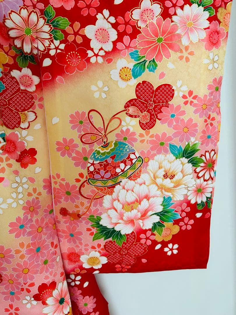 七五三 3歳 女の子 着物 被布 小物セット 美品