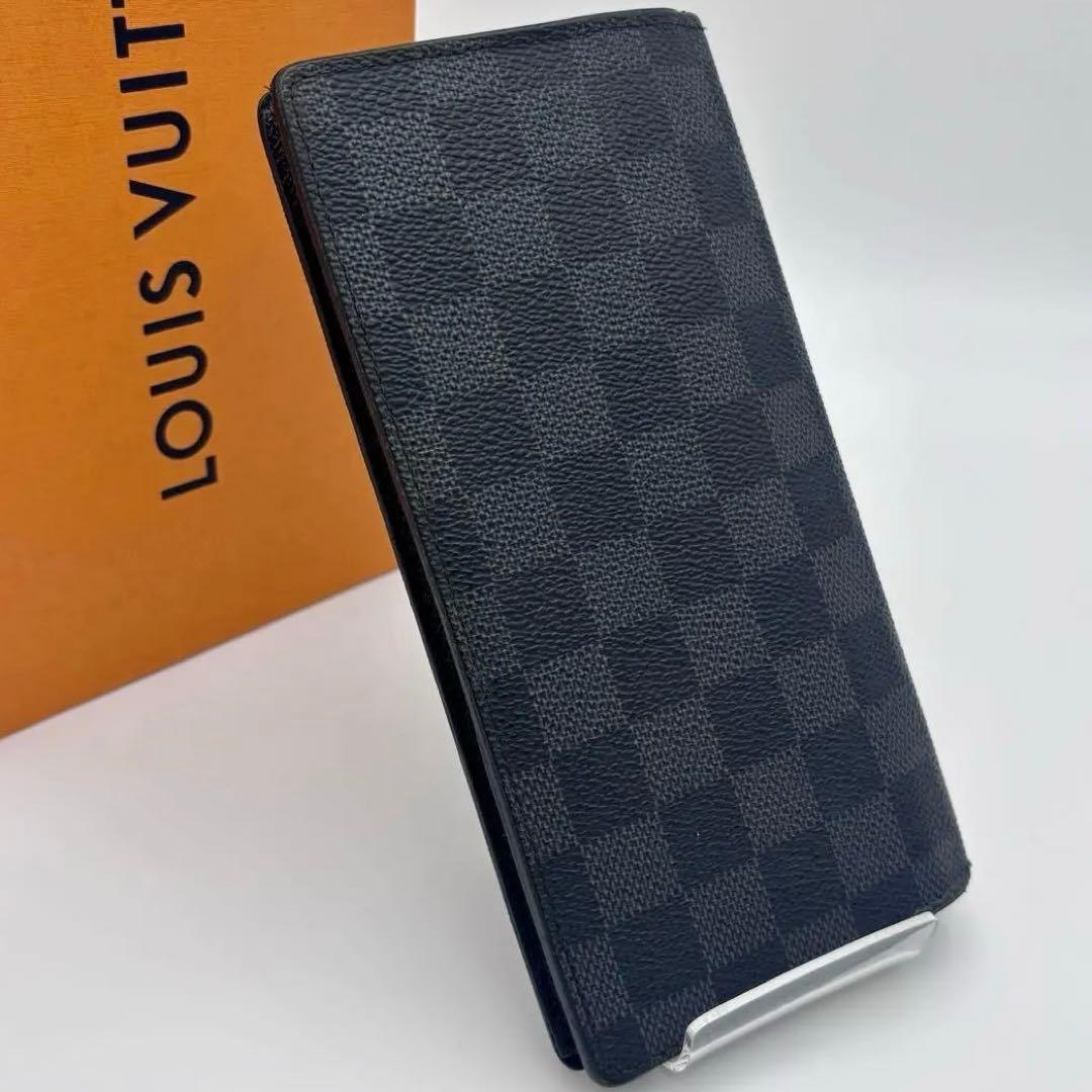 ルイヴィトン ダミエ グラフィット ポルトフォイユ・ブラザ 長財布