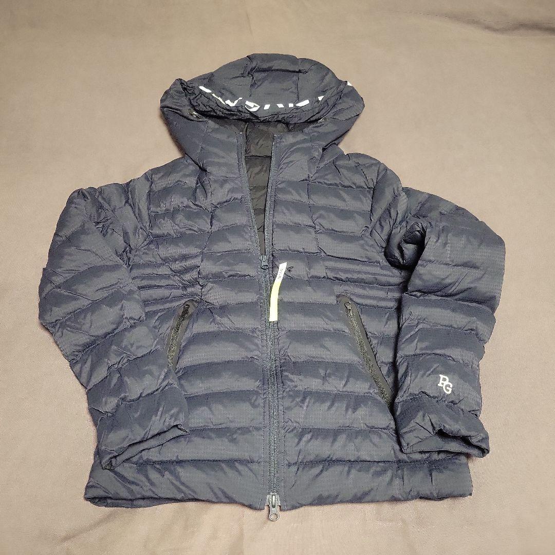 【1日割引】PEARLY GATES フード付きキルティングジャケット ネイビー