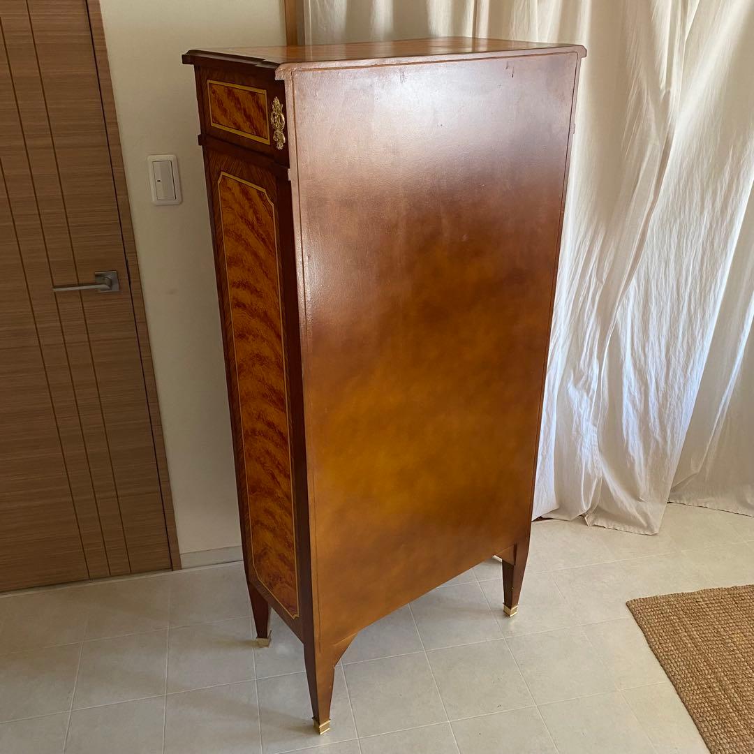 フランス製　北欧　アンティーク　チェスト　ヨーロピアン　ロココ　象嵌　象嵌細工