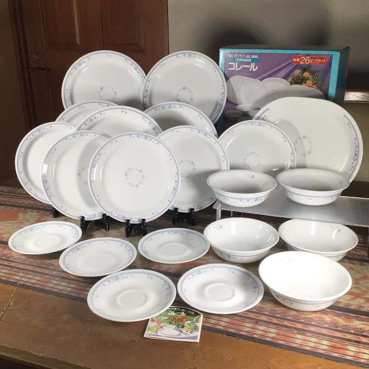 コレール　× 岩城硝子　『パステル』　21点　※カップ欠品