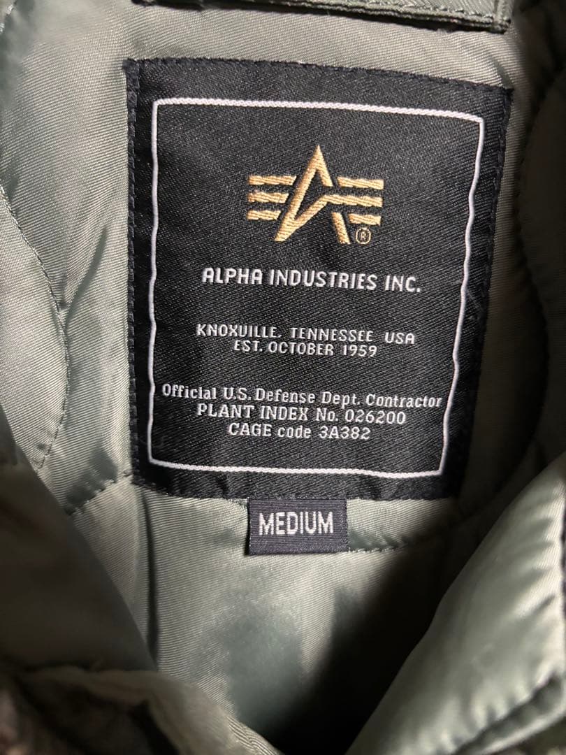 ALPHA INDUSTRIES MA-1 フライトジャケット MEDIUM