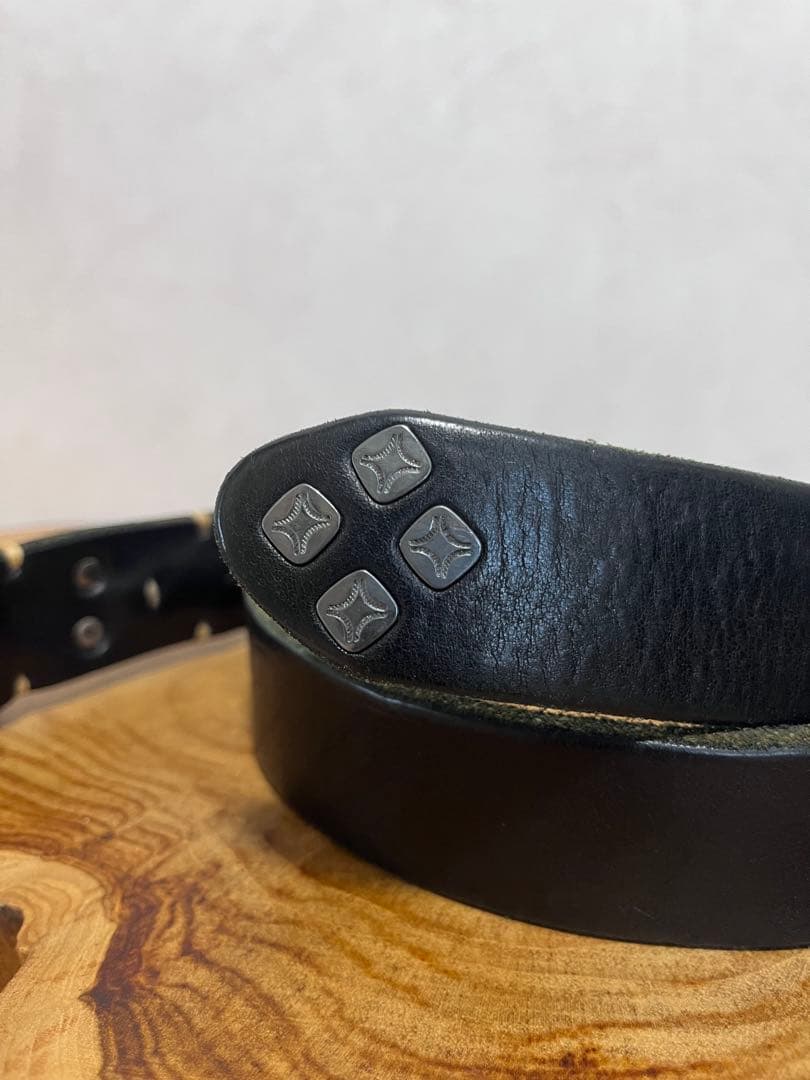 【交渉可能】キャピタル　KAPITAL 卍　レザーベルト　サイズ３