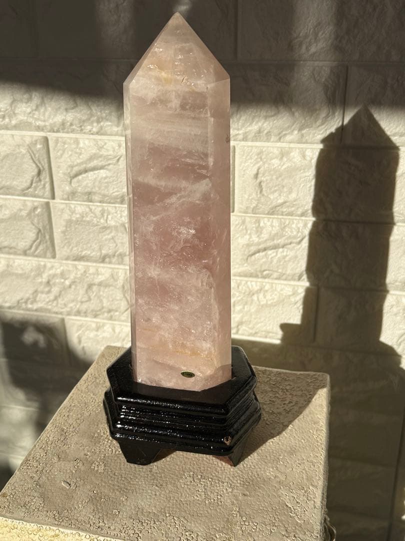 ローズクォーツ ポイント（タワー）