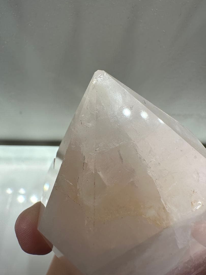 ローズクォーツ ポイント（タワー）