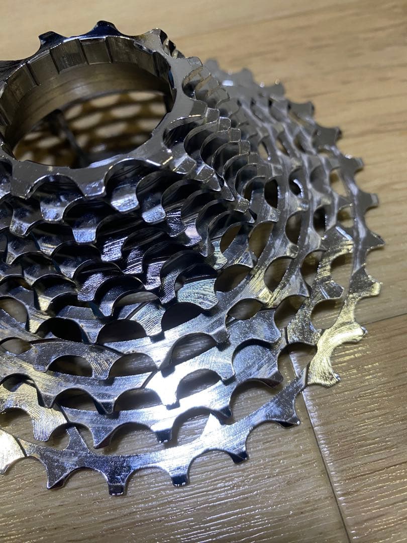 TNI クロモリカセット シマノ12s (銀) スプロケット　11-32