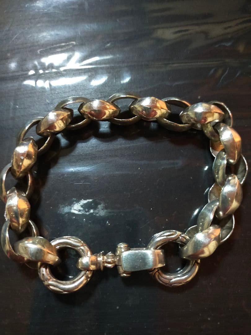 ★カムフォートtype★シルクリンクブレスレットsilver925