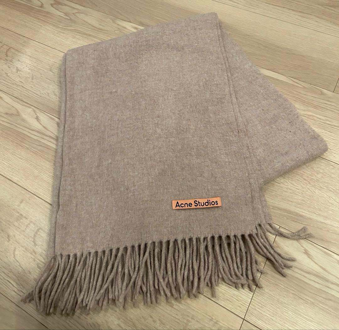 Acne Studios オートミール　マフラー