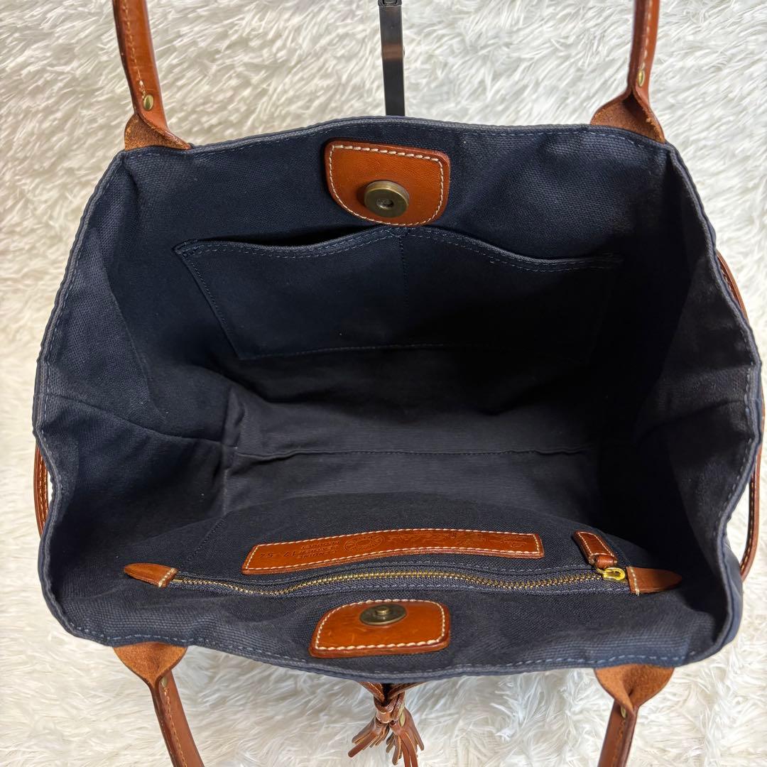 フェリージ Felisi トートバッグ ネイビー　17-54/DS+OS 肩掛け