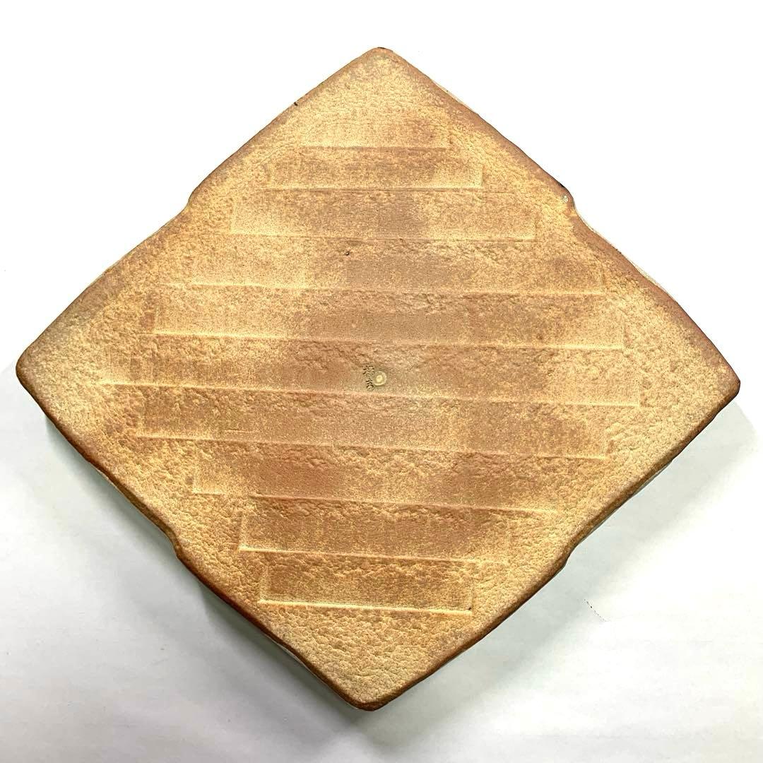 【新品未使用】　たち吉　市松　大皿　瀬戸焼 織部　菱形 角皿　5枚セット